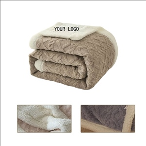 Warm Plaid Custom Fluffy Comfortable Luxury Wool Blanket